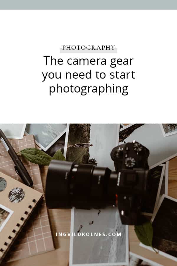 photography equipment