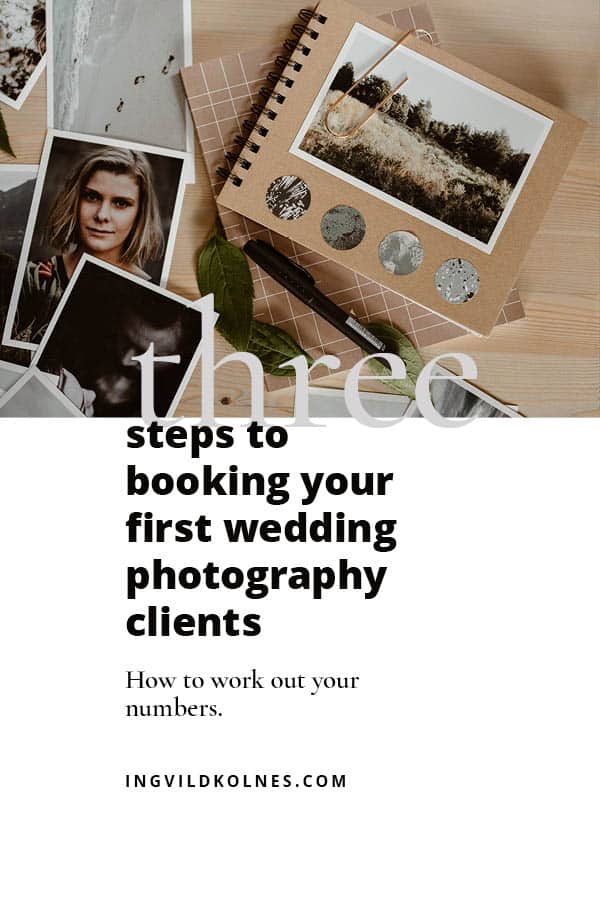 booking your first wedding photography clients