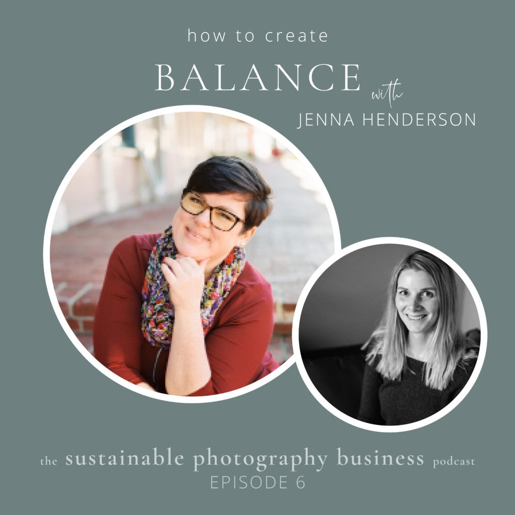 Episode cover create balance with Jenna Henderson