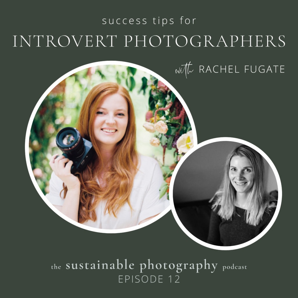 podcast cover episode 12 : success tips for introvert photographers