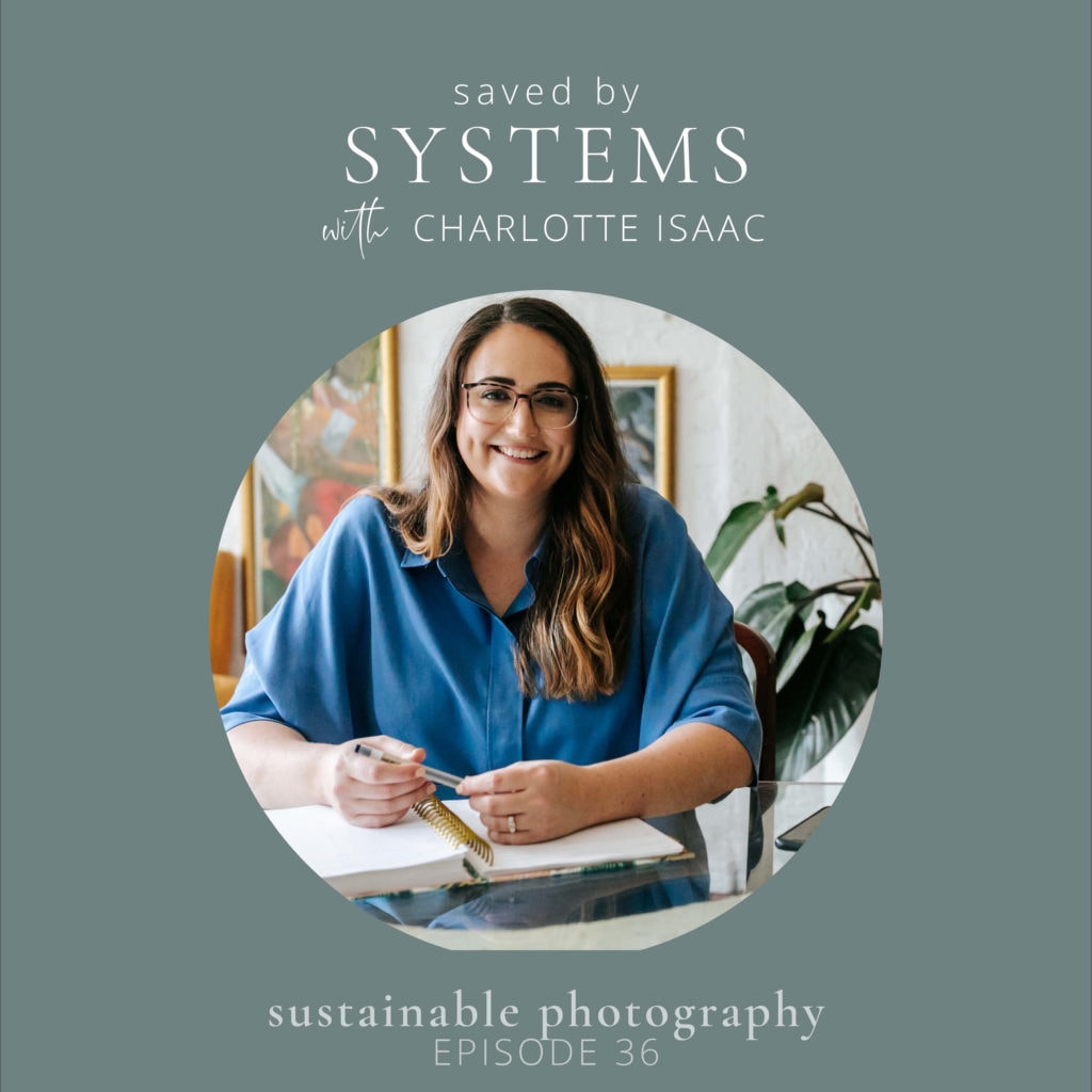 Podcast Episode 36 "A powerful photography workflow can save your business - and sanity with Charlotte Isaac"